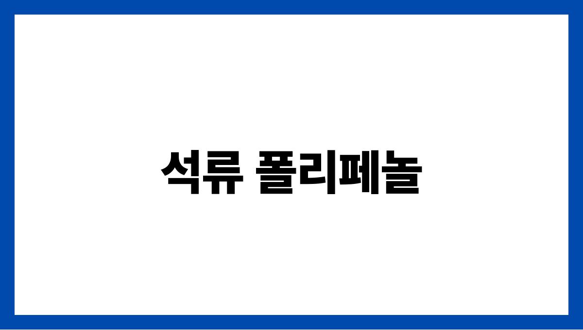 석류 폴리페놀