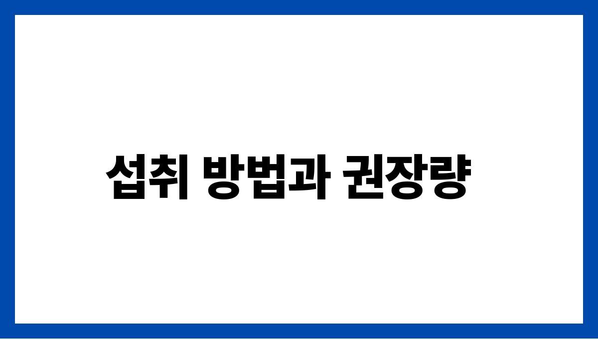 레드비트 베타인 섭취 방법과 권장량